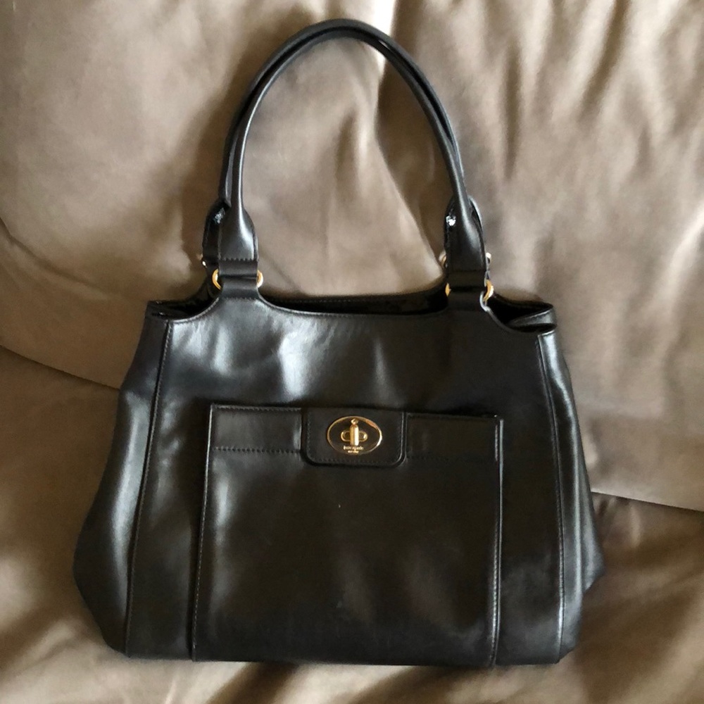 Kate Spade Hampton Road “Melody” Black Leather